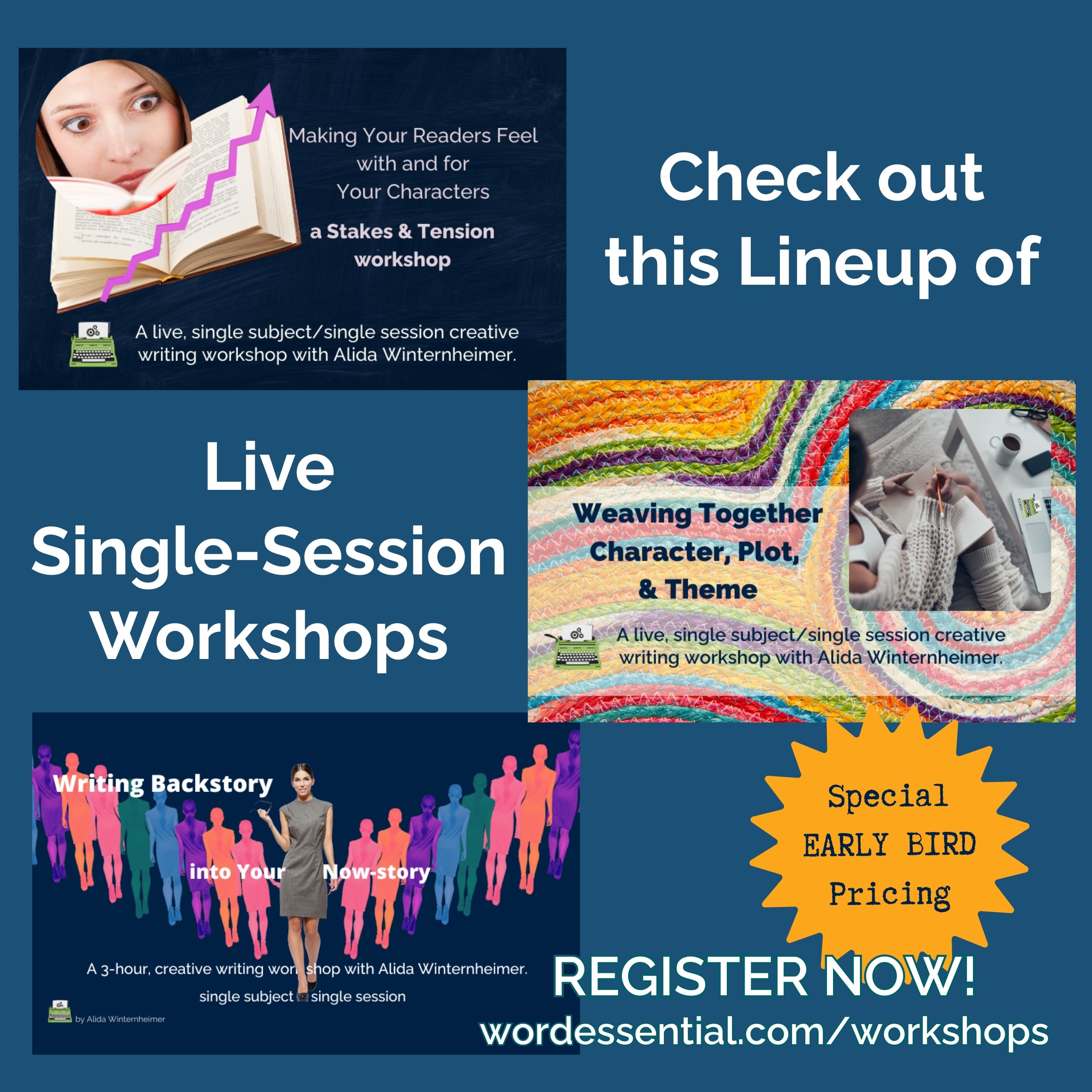 Beyond the Hook, a free live webinar by Alida Winternheimer about everything you really need to know about your opening scene.