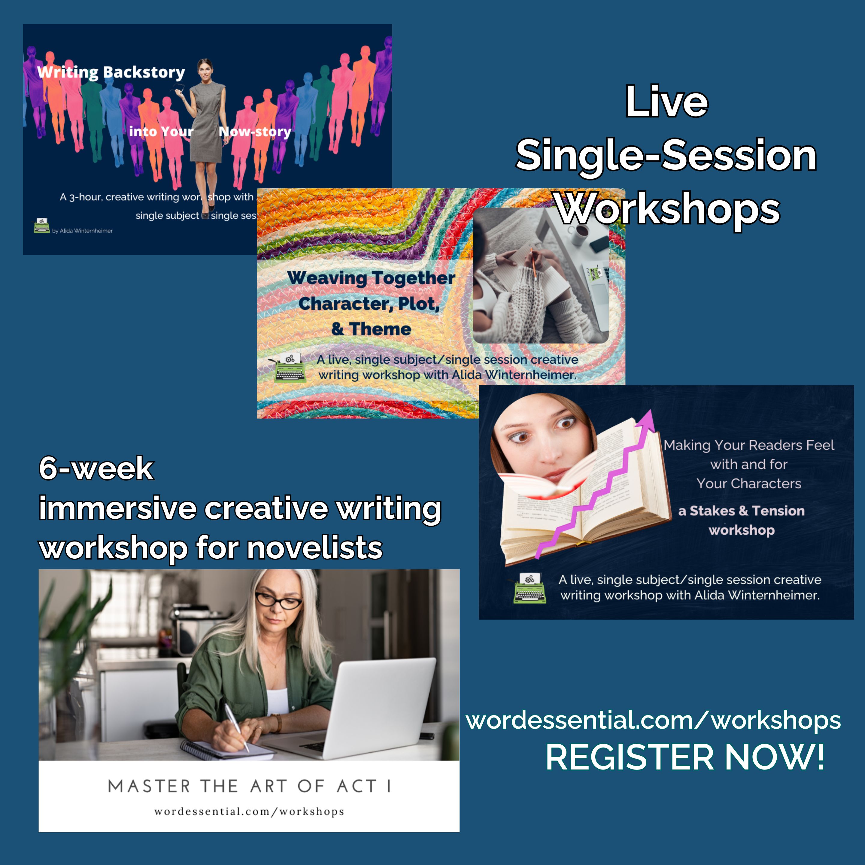 Beyond the Hook, a free live webinar by Alida Winternheimer about everything you really need to know about your opening scene.