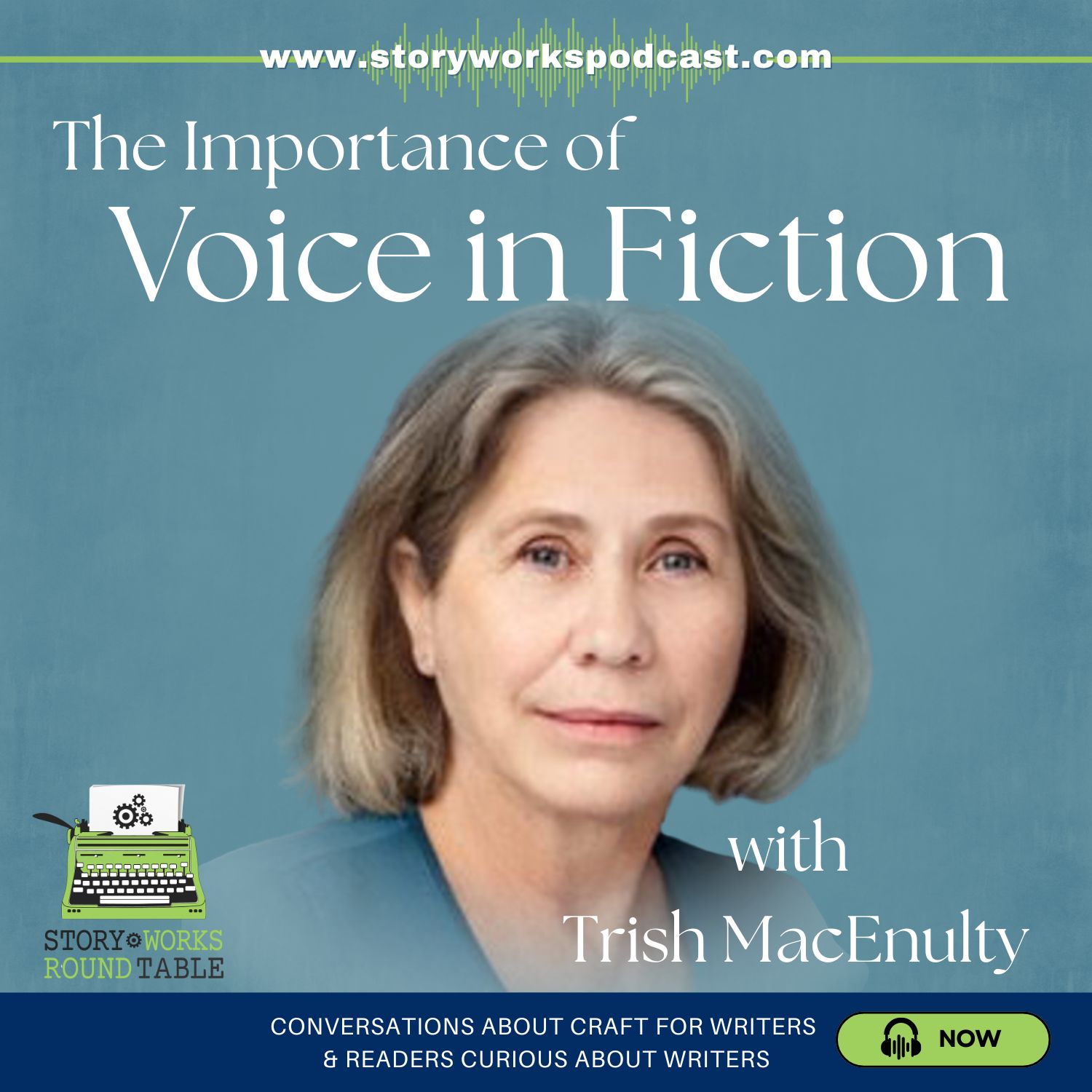 Alida Winternheimer & Catherine Lyon, authors, stand before a bookcase full of books. 